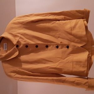 EUC Gianni Sport yellow skirt suit